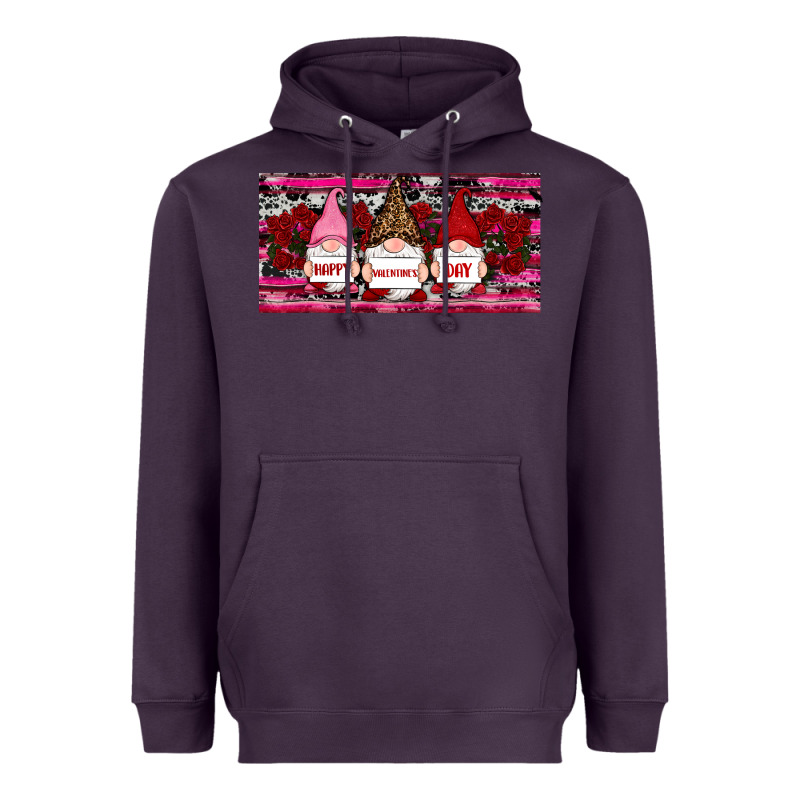 Happy Valentines Day Gnomes Rose Heavyweight Hoodie by RanaPortraitStore | Teevron