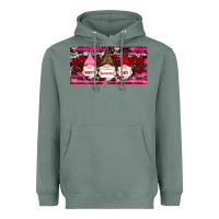 Sage Happy valentines day gnomes rose Heavyweight Hoodie - RanaPortraitStore