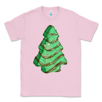 Bubblegum Pink green christmas cake Classic Tee - FaDigitalArtStudio