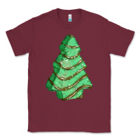 Burgundy green christmas cake Classic Tee - FaDigitalArtStudio