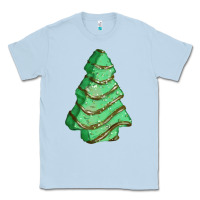 Dusty Blue green christmas cake Classic Tee - FaDigitalArtStudio