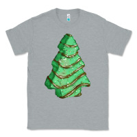 Heather Grey green christmas cake Classic Tee - FaDigitalArtStudio