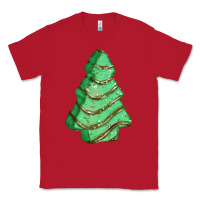 Red green christmas cake Classic Tee - FaDigitalArtStudio