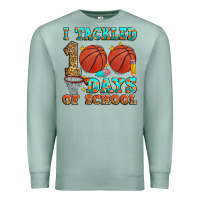 Seafoam i tackled 100 days of school basketball Premium Sweatshirt - Zillion Design Studio