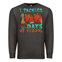 Smoke i tackled 100 days of school basketball Premium Sweatshirt - Zillion Design Studio