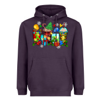 Plum autism christmas coffee cups Heavyweight Hoodie - Zillion Design Studio