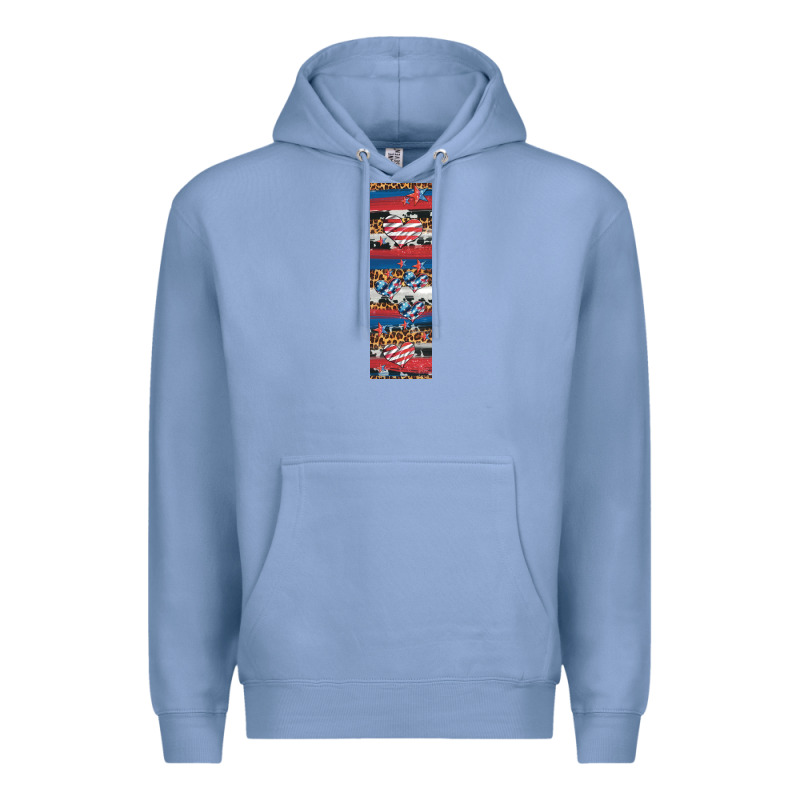 Usa Flag And Western Patterns  Penwraps 1 Premium Hoodie by Artiststas | Teevron