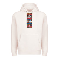 Pale Pink usa flag and western patterns  penwraps 1 Premium Hoodie - Artiststas
