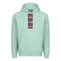 Seafoam usa flag and western patterns  penwraps 1 Premium Hoodie - Artiststas