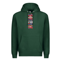 Sports Green usa flag and western patterns  penwraps 1 Premium Hoodie - Artiststas