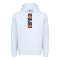 White usa flag and western patterns  penwraps 1 Premium Hoodie - Artiststas