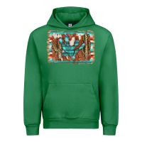 Emerald cactus cowhide serape Urban Hoodie - AdoDesignShop