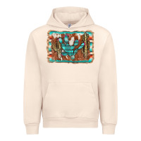 Sandshell cactus cowhide serape Urban Hoodie - AdoDesignShop