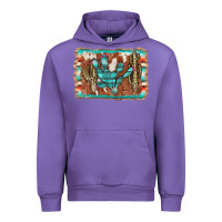 Tulip cactus cowhide serape Urban Hoodie - AdoDesignShop