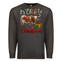Smoke Texas Longhorn Merry Christmas Premium Sweatshirt - RanaPortraitStore