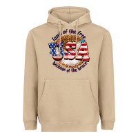 Mushroom land of the free usa because of the brave billie w Heavyweight Hoodie - texasbilliewilder
