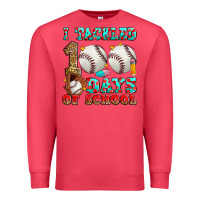 Cardinal i tackled 100 days of school baseball Premium Sweatshirt - Zillion Design Studio