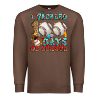 Chestnut i tackled 100 days of school baseball Premium Sweatshirt - Zillion Design Studio