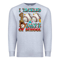 Heather Grey i tackled 100 days of school baseball Premium Sweatshirt - Zillion Design Studio
