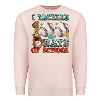 Pale Pink i tackled 100 days of school baseball Premium Sweatshirt - Zillion Design Studio