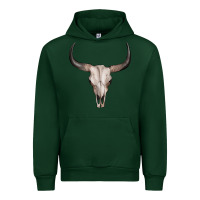 Forest Green bullskull Urban Hoodie - Artiststas