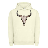 Pigment Pistachio bullskull Urban Hoodie - Artiststas