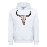 White bullskull Urban Hoodie - Artiststas