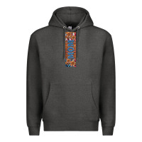Charcoal Heather usa flag and mom penwraps Premium Hoodie - Artiststas