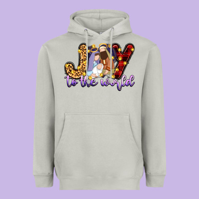 Joy To The World Heavyweight Hoodie Designed By Zillion Design Studio
