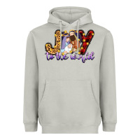Moon Dust joy to the world Heavyweight Hoodie - Zillion Design Studio