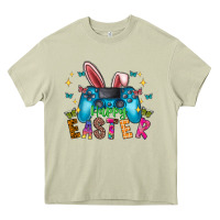 Mossy Happy Easter Gamer Heavy Core Tee - CowhideDigitalArt