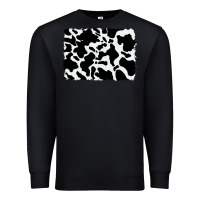 Black distressed cowhide pattern Premium Sweatshirt - RanaPortraitStore