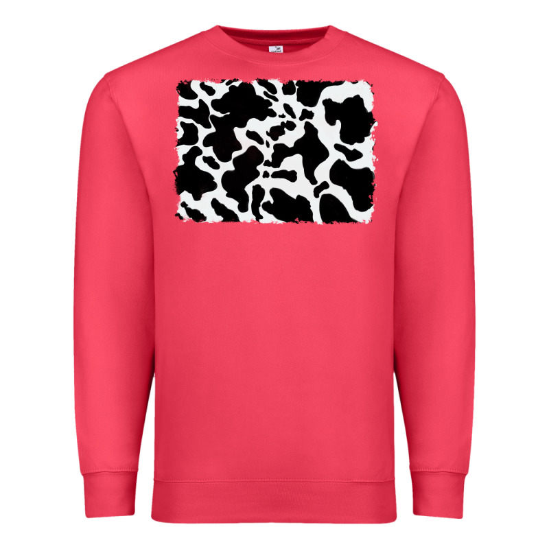 Distressed Cowhide Pattern Premium Sweatshirt by RanaPortraitStore | Teevron