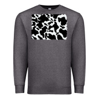 Charcoal Heather distressed cowhide pattern Premium Sweatshirt - RanaPortraitStore