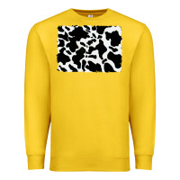 Lemon distressed cowhide pattern Premium Sweatshirt - RanaPortraitStore