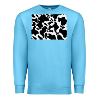 Ocean Blue distressed cowhide pattern Premium Sweatshirt - RanaPortraitStore