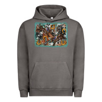 Pigment Tornado bucking bronco rodeo revolver western background Urban Hoodie - AdoDesignShop