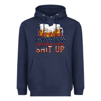 Navy lets get hammered Heavyweight Hoodie - texasbilliewilder