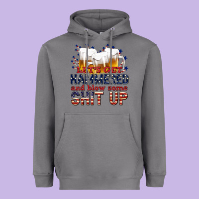 Heavyweight Hoodie lets get hammered