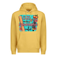 Antique Gold little miss kindergarten cutie Premium Hoodie - JahusDesignShop