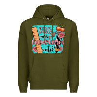 Army Green little miss kindergarten cutie Premium Hoodie - JahusDesignShop
