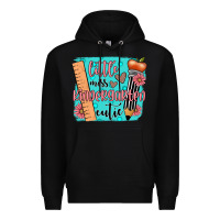 Black little miss kindergarten cutie Premium Hoodie - JahusDesignShop