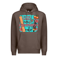 Coffee little miss kindergarten cutie Premium Hoodie - JahusDesignShop