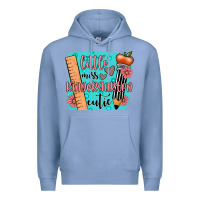 Colony Blue little miss kindergarten cutie Premium Hoodie - JahusDesignShop