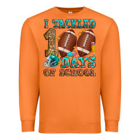 Carrot i tackled 100 days of school american football Premium Sweatshirt - Zillion Design Studio
