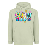 Matcha snow cute with unicorn Heavyweight Hoodie - Zillion Design Studio