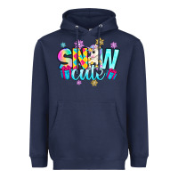 Navy snow cute with unicorn Heavyweight Hoodie - Zillion Design Studio