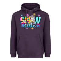 Plum snow cute with unicorn Heavyweight Hoodie - Zillion Design Studio