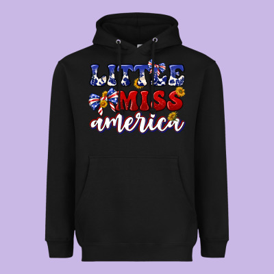 Heavyweight Hoodie little miss america