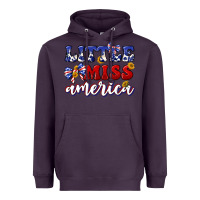 Plum little miss america Heavyweight Hoodie - texasbilliewilder